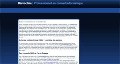 Desktop Screenshot of dievochka.com